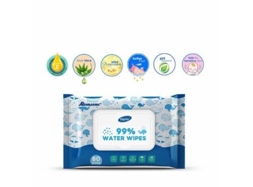 Салфетки Dignity 99% Water, 150x200 мм, 80 салфеток/упаковка