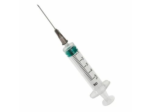 Becton Dickinson (BD) Emerald Syringe With Needle - 5 ml