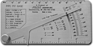 GAL Pipe Pit Gauge (CAT-17)