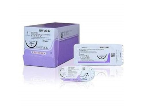 Этиконовые викриловые нити USP 1, 1/2 круга Tapercut Heavy — NW2364 — коробка из 12 шт.