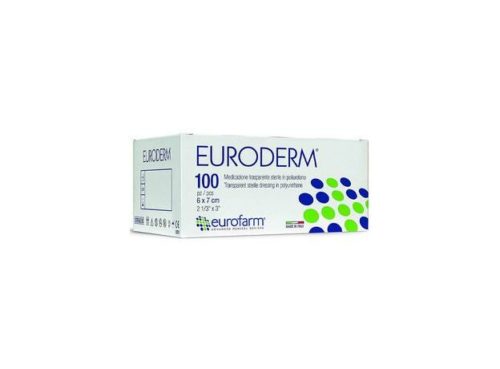 Euroderm Прозрачная водонепроницаемая стерильная клейкая повязка