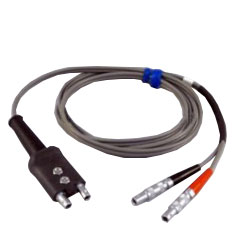 Waygate Krautkramer DA-233 Probe Cable, Lemo 00 to Dual Lemo 00, 4 ft (118-140-956)