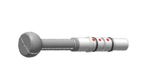 Waygate Krautkramer Dynamic Rotating Plastic Fastener Hole Eddy Current Probe, Differential Reflecti (DYNAMIC-PLASTIC)