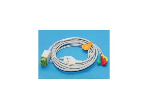 Кабель ЭКГ GE Healthcare Marquette, 3 отведения, защелка IEC, совместимый 2001292-001
