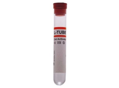 Levram L-TUBE SC Clot Activator Tube - Red (Box of 100)