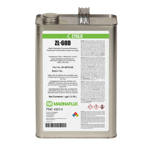 MagnaFlux Zyglo ZL-60D Water Washable Fluorescent Penetrant (01-3272)
