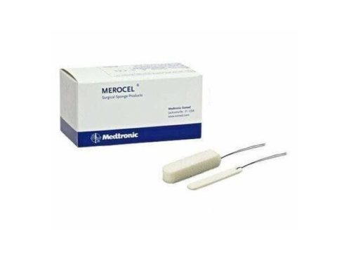 Стандартная назальная повязка Medtronic Merocel hemoX — 400410 (8 см, с трубкой — 20 шт. в упаковке)
