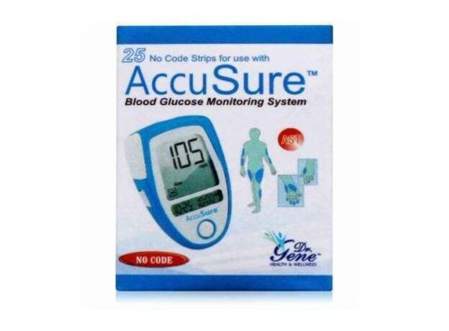 Accusure Blood Glucometer Test Strips (50 Strips)