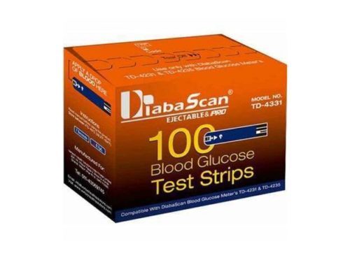 Diabascan Glucometer Strips- Pack of 100