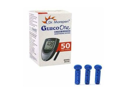 Dr. Morepen 250 шт BG 03 Gluco One полоски с 225 ланцетами бесплатно