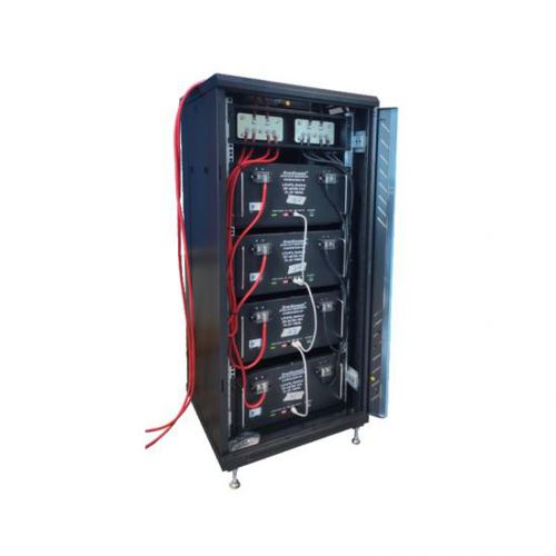 Battery cabinet EC-U seriesprotectivefloor-mountedwith glass doors