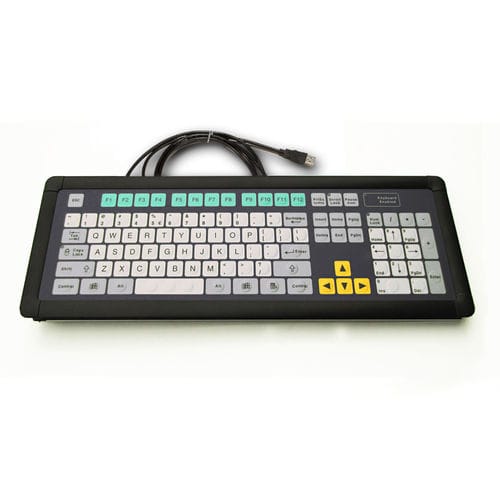 Panel-mount keyboard KT-105-I-01with mechanical keys105-keywithout pointing device