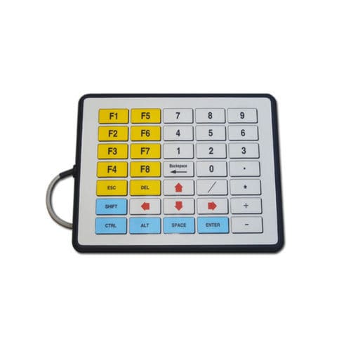 35-key keypad KT-35-T-32benchtopmetallicmembrane