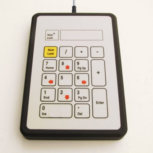 17-key keypad KT-17-T-35benchtopmetallicmembrane