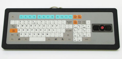 Panel-mount keyboard KT-96-T-07with mechanical keys96-keywithout pointing device