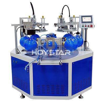 Automatic screen printer GW-BL-Atwo-colorfor balloonsrotary