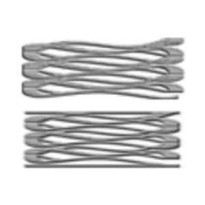 Compression spring MWR seriesflat wirewavesteel