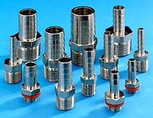 Vacuum fitting A seriesbarbedstainless steelNPT