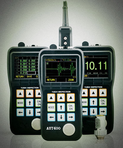 Ultrasonic thickness gauge AUT400portablewalldigital display