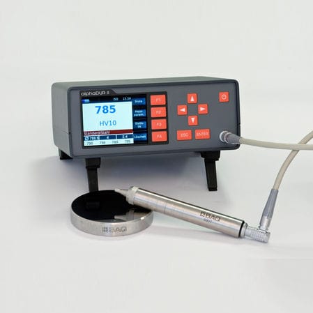 Ultrasonic hardness tester UCI alphaDUR II SPSVickersbenchtopportable