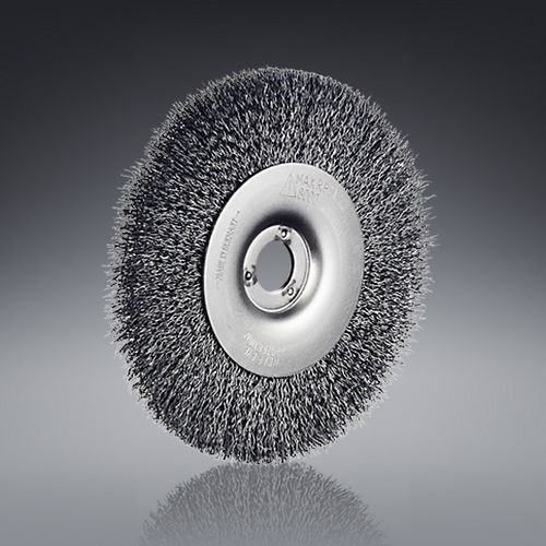 Circular brush cleaningdeburringmetal