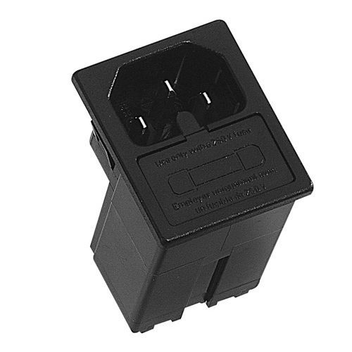 Electrical power supply connector 42R35 3Socketsquaresnap-on