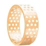 Самосмазывающийся подшипник скольжения deva.glide® 03цилиндрический, бронзовый, алюминиевый.