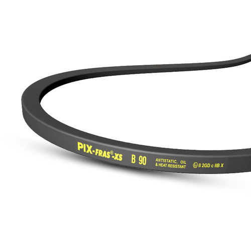 Fire-resistant belt PIX-FRAS-XSendlessVrubber