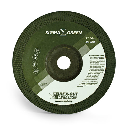 Surfacing wheel Sigma Greenflatdepressed-center