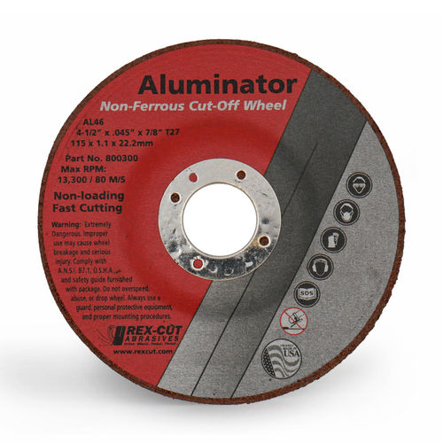 Aluminum cut-off wheel Aluminatoraluminum oxidefiberglass-reinforced