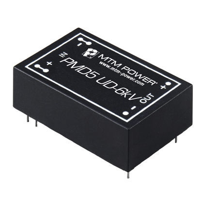4:1 input voltage range DC/DC converter PMD5 24S seriessingle-output