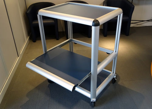 Work station cart NX557-04aluminumplatform