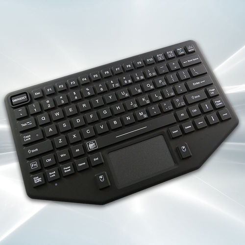 Panel-mount keyboard INDUBOARD253with mechanical keys88-keywith touchpad