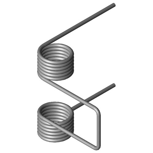 Double torsion spring DSF-215wireinox