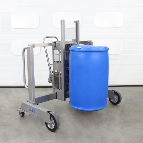 Подъемник барабана разгрузчика DTP04-R500-1250-SSручнойс крюкомнержавеющая сталь