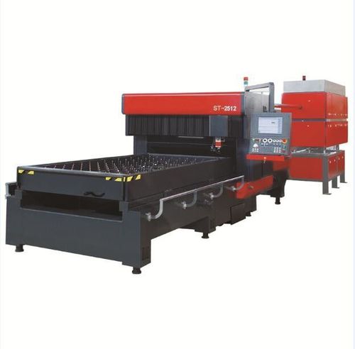 Станок для лазерной резки CO2 ST-SLPM2512-1000MCдля высечки из нержавеющей сталиЧПУ
