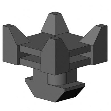 Крепление для кабельной стяжки из полиамида 6332 K 02 SW 01 series