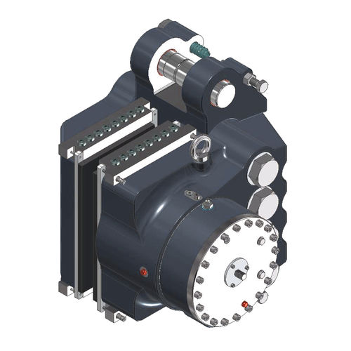 Disc brake EBS 008 FLspring activatedhydraulic releasesafety