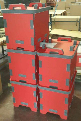 Plastic crate transportisothermal