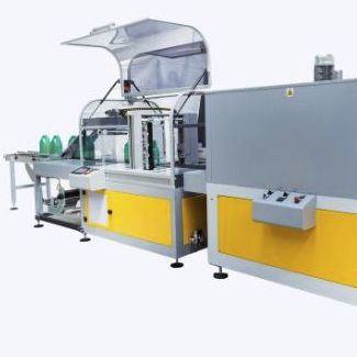 Fully-automatic shrink wrapping machine IS 350 SPECIAL Vfor PET bottlesbeveragefor cylindrical products