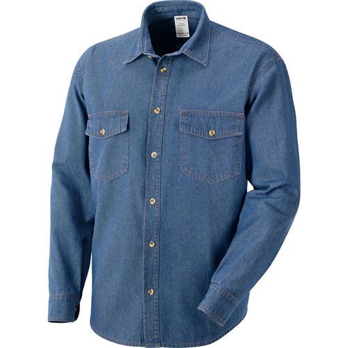 Work shirt JEANScottonunisexblue