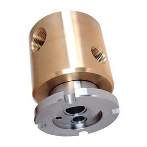 Water rotary union TV-05002for gas2-passagebrass