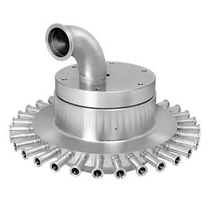 Food product rotary union QB-1021001for food industry applicationsstainless steelcustom