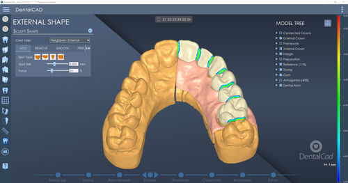 CAD/CAM software DentalCadmodelingdesignlaboratory