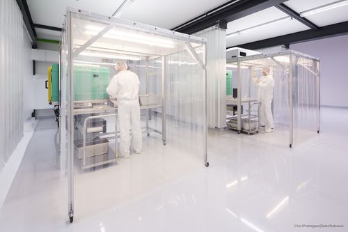 Clean room for the pharmaceutical industry