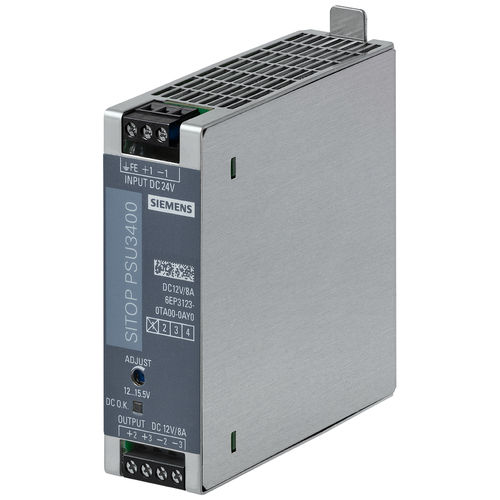 DIN rail DC/DC converter SITOP PSU3400industrialwide input rangeadjustable