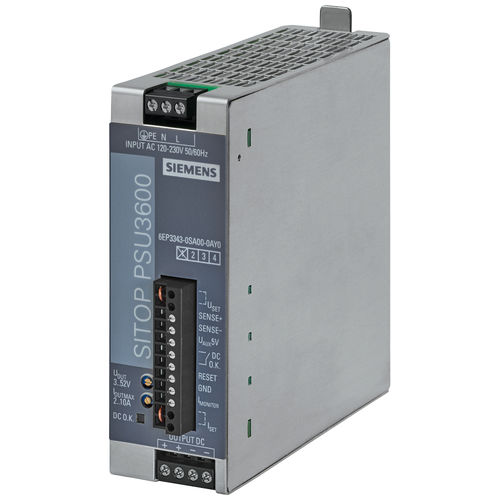 AC/DC power supply SITOP PSU3600 stabilizedsingle-phaseDIN rail