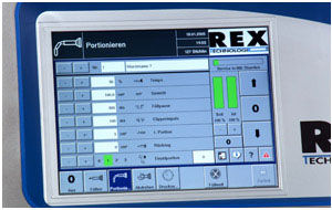 Control HMI with touch screenpanel-mount