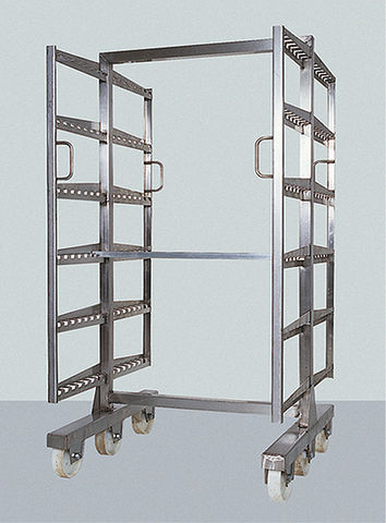 Smokehouse trolley transportmetalshelf