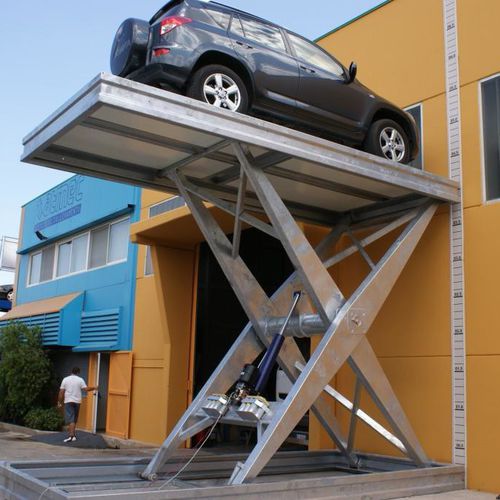 Ножничный подъемный стол CARLIFT STгидравлическийэлектрическийстационарный